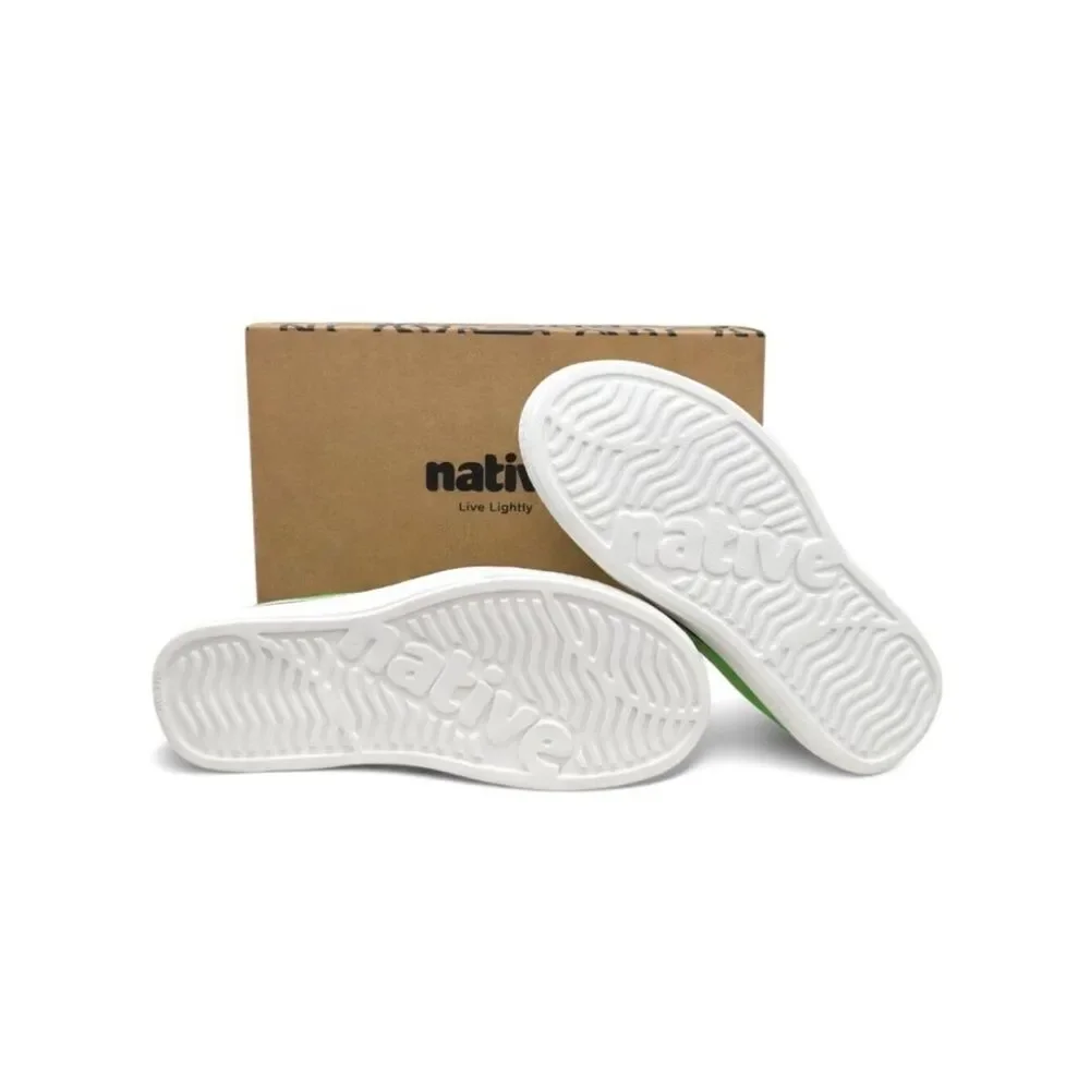 Native Miles Kids Slip-On Water Shoes Size J5 Grasshopper Green Lightweight